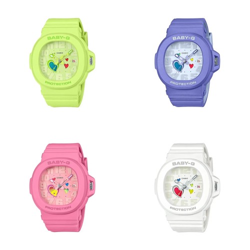 Casio baby playful - baby-g, hearts