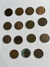 old half penny job lot