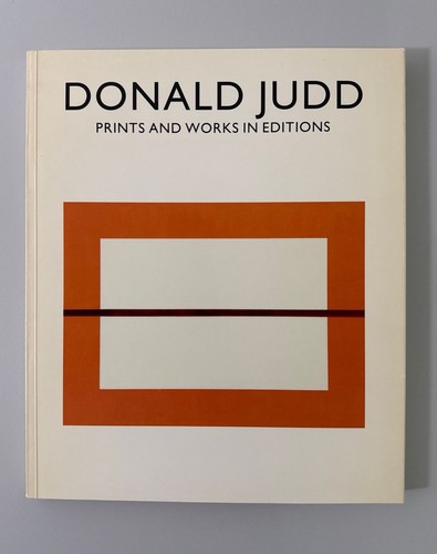 Donald judd prints and works - judd.,