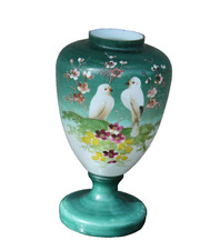 Antique french opaline glass