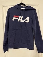 FILA NAVY MENS PULLOVER HOODIE