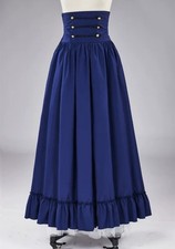 Women’s Gothic High Waist Corset Skirt – Steampunk/Victorian Style Size M