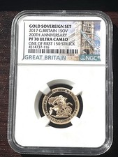 2017 Gold proof Sovereign 200