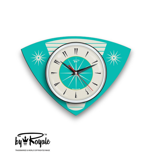 Mid century modern clock - modern,