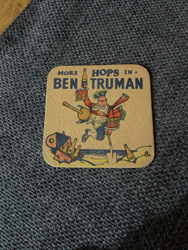 Ben truman beer mat - truman, uk
