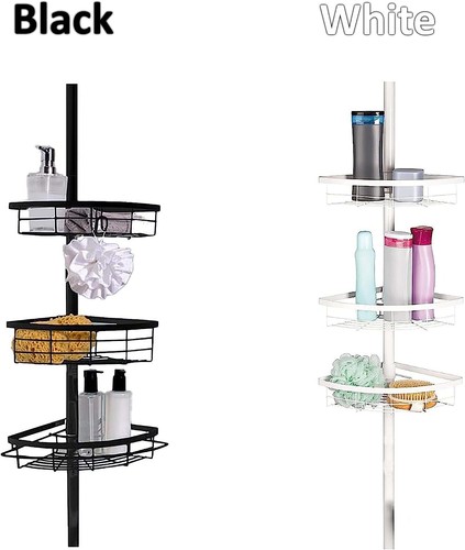 Corner shower caddy - caddy, telescopic