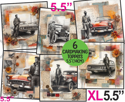 Card toppers 5 classic - card,