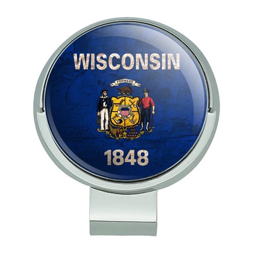 Rustic wisconsin state flag - wisconsin,