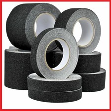 Anti Slip Tape Black Non Slip High Grip Adhesive Safety Flooring Sticky Backed 