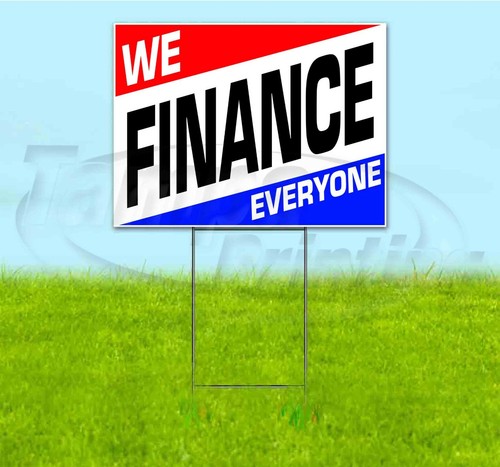 Finance everyone 18x24 yard - finance,