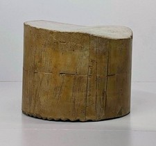 Tan Concrete Pillar Sculpture