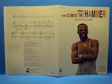 M C Hammer - Here Comes The Hammer - 1991 US Sheet Music