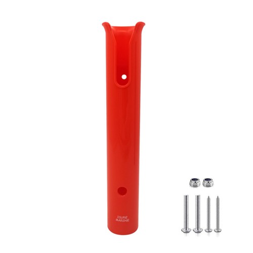 Single tube rod holder - holder, slotted