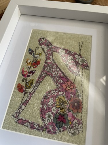 Applique hare picture - hare,