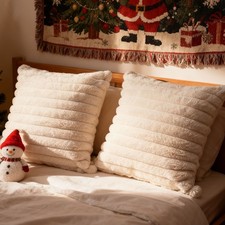 Pack of 2/4 Fluffy Faux Fur