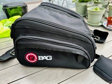 Q Bag Expandable  Motorcycle Tail Bag with Hi Viz Waterproof Cover