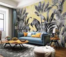 3D Zebra Tropic Plant