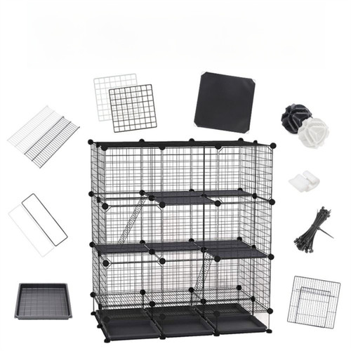 Detachable pet cat cage - detachable, diy