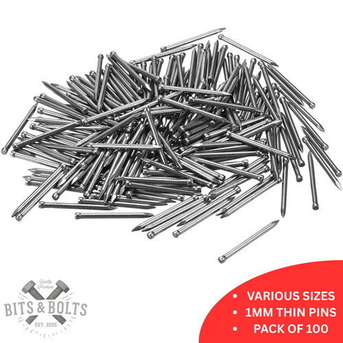 100pk veneer pins - veneer,