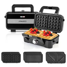 COSTWAY 3 in 1 Waffle Maker