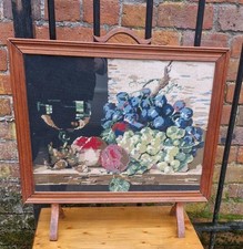 Oak framed tapestry fire