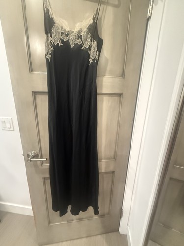 Frette black silk and - silk, cream