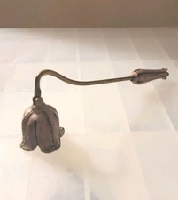 Victorian Candle Flower Shaped Snuffer Purple Mass Produced Antique Retro