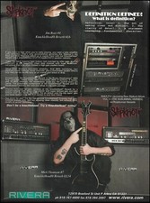 Slipknot Jim Root & Mick Thomson 2004 Rivera guitar amplifier advertisement ad