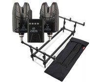 Carp Rod Pod For 3 Rods Solid Square Setup  & JHA Alarms Wireless  with Receiver