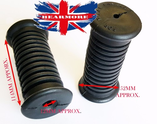 Footrest rubber footpeg - 2x,
