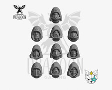 Hooded Space Knights Helmets