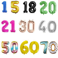 Large Giant Foil Number Balloons Birthday Party 1st/16/18/21/30/40/50/60/70/80th