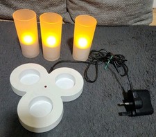 Philips Imageo Rechargeable Candle Lights x3 Seiko Kinetic Charge,Rare,Work