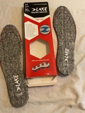 lake cycling shoes winter insoles size xl