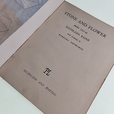 Stone and Flower Poems Kathleen Raine Barbara Hepworth 1945 Hardback Book