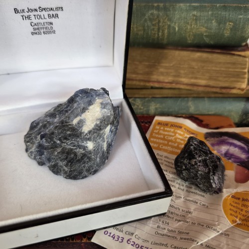Blue john stone x2 - stone,