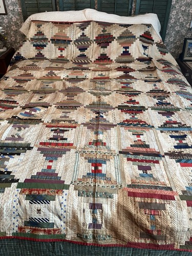 Antique handmade quilt - antique,
