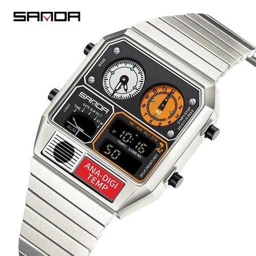 Multifunction retro watch - multifunction,