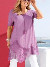 Mia Moda Tunic Top Patchwork