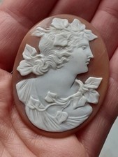 Antique Hand Carved Shell