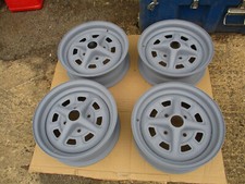 MG MGB MGBGT Rostyle wheels 5J x 14 shotblasted and in primer , set of 4