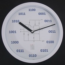 Geek Clock Analog Clock with
