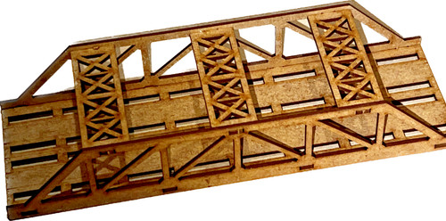 Twin track gauge mdf girder - track, n-gauge