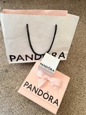 Brand New Pandora Gold Bracelet & Heart Charm Gift Set – With Bag & Box