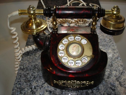Vintage antique ornate rotary - vintage/antique,