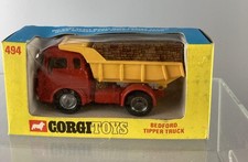 CORGI TOYS #494 BEDFORD TK TIPPER TRUCK COMPLETE WITH ITS LATER BOX *VINTAGE*