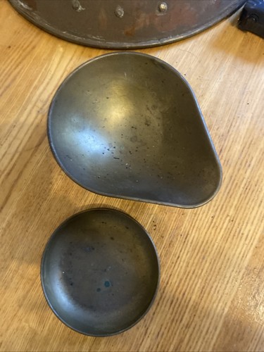 Vintage brass weighing - brass,