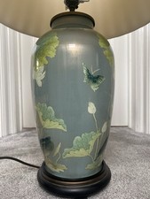 Hand-blown Tall Glass Table