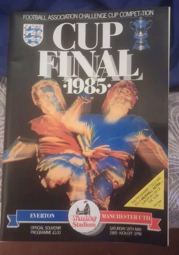 Cup final programme 1985 - fa,