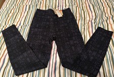 M & S ladies patterned blue